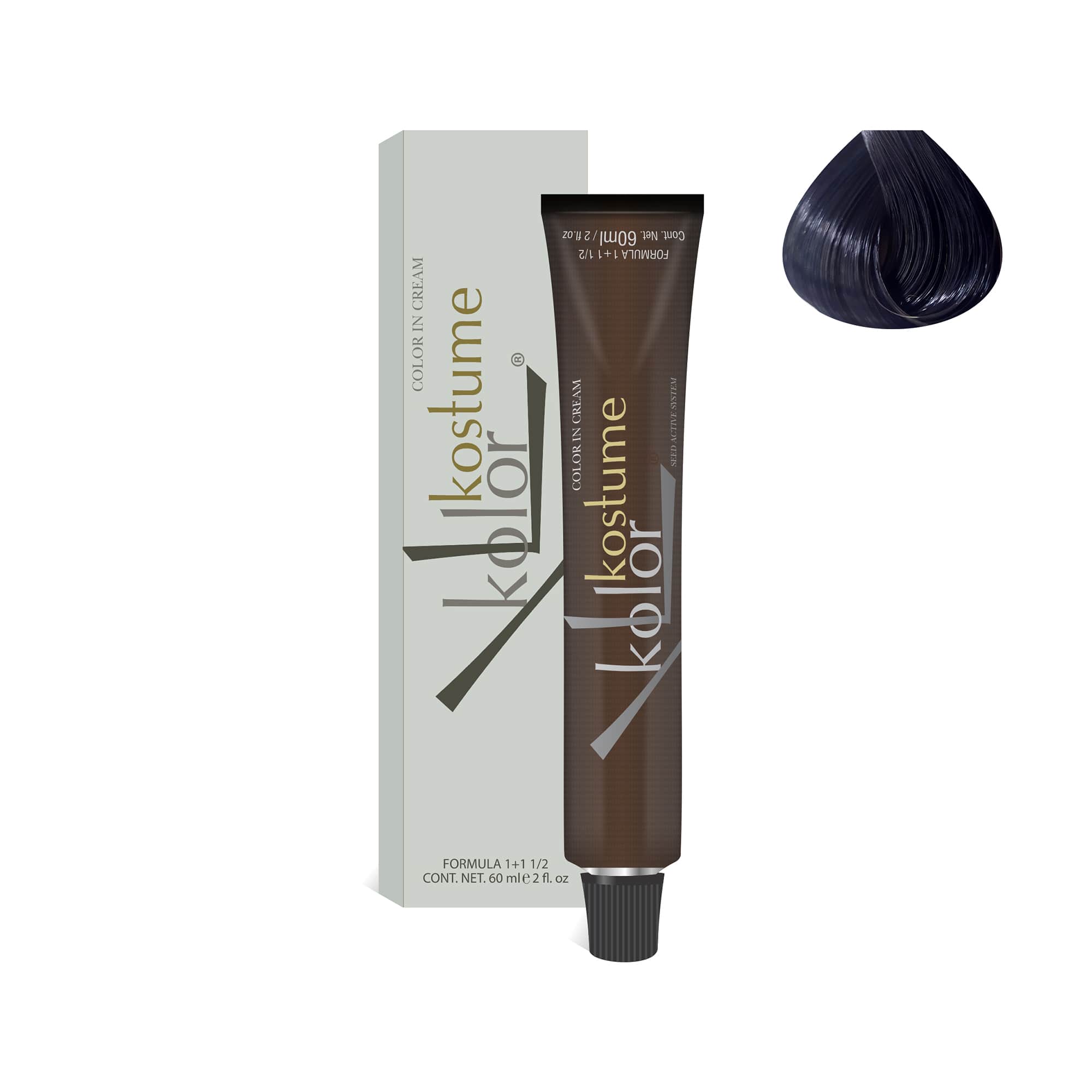 Kostume Kolor 1A Blue Black Hair Dye image